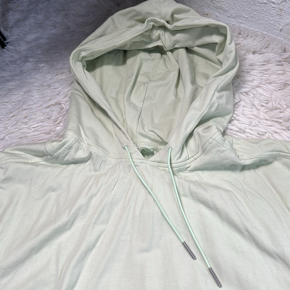 Lululemon French Terry Sleeveless Hoodie Kohlrabi Green - Picture 2 of 6
